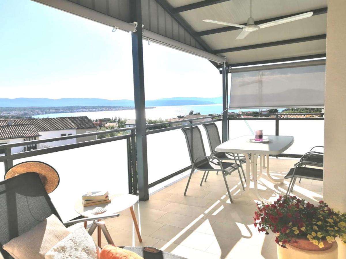 Lovely Sea View House In Malinska Island Krk 외부 사진