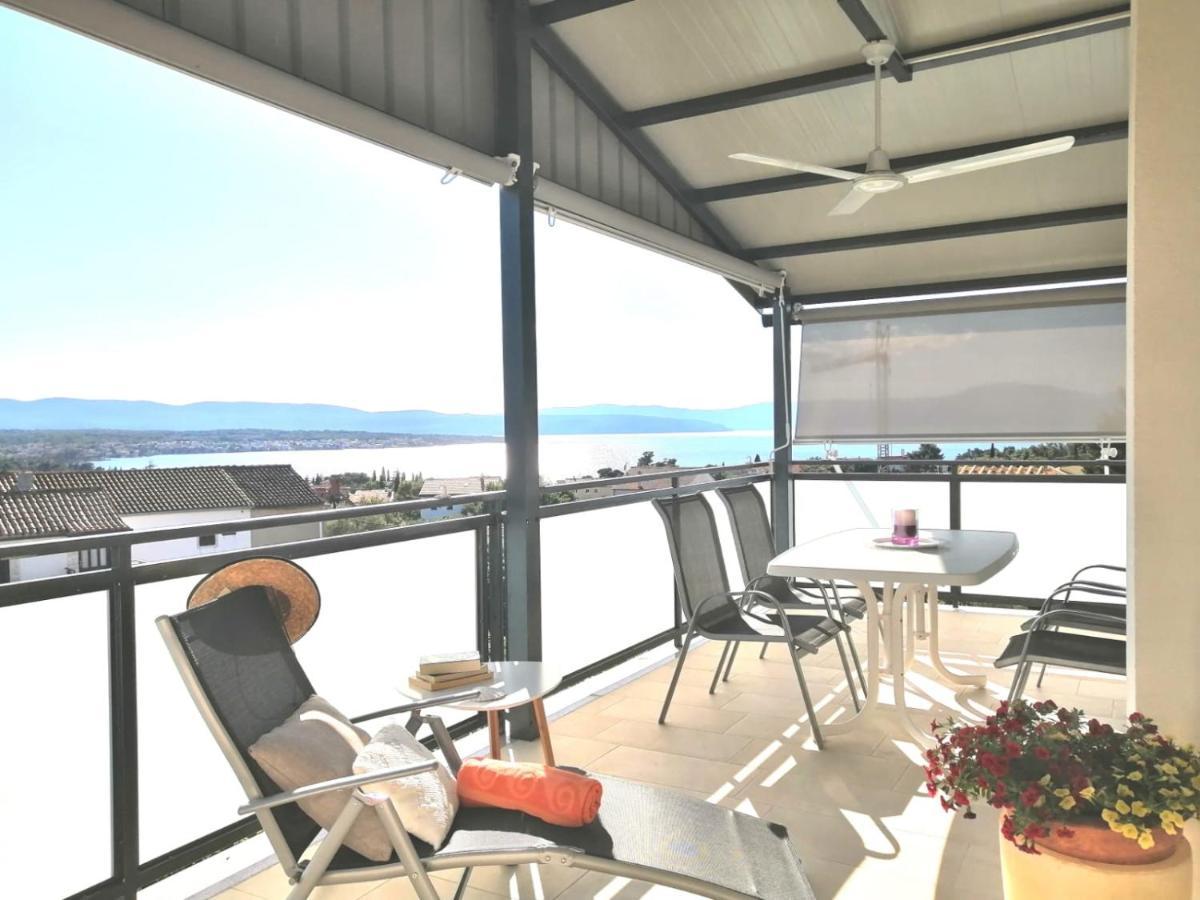Lovely Sea View House In Malinska Island Krk 외부 사진