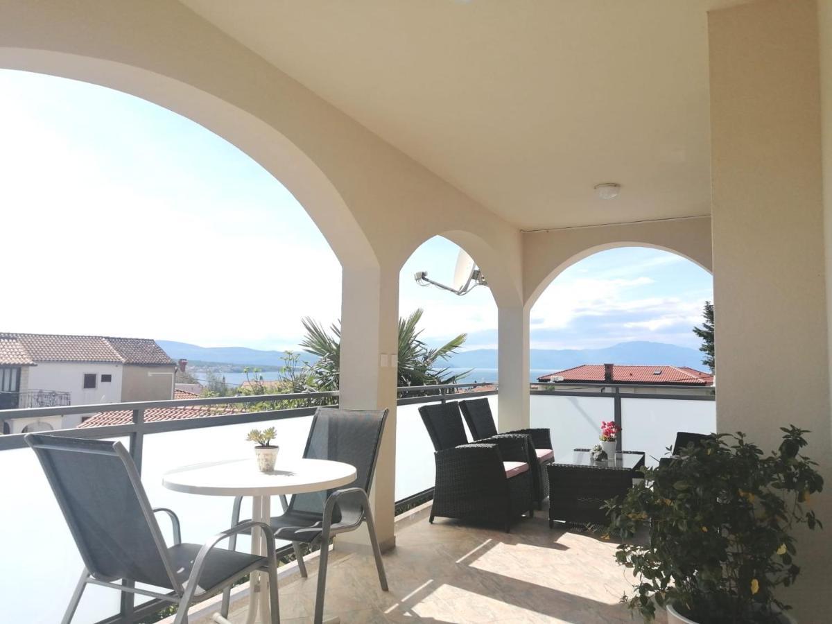 Lovely Sea View House In Malinska Island Krk 외부 사진