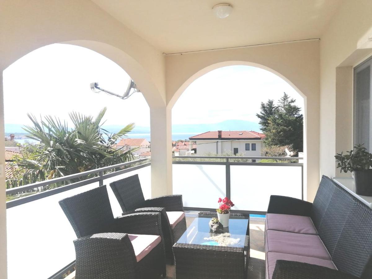 Lovely Sea View House In Malinska Island Krk 외부 사진